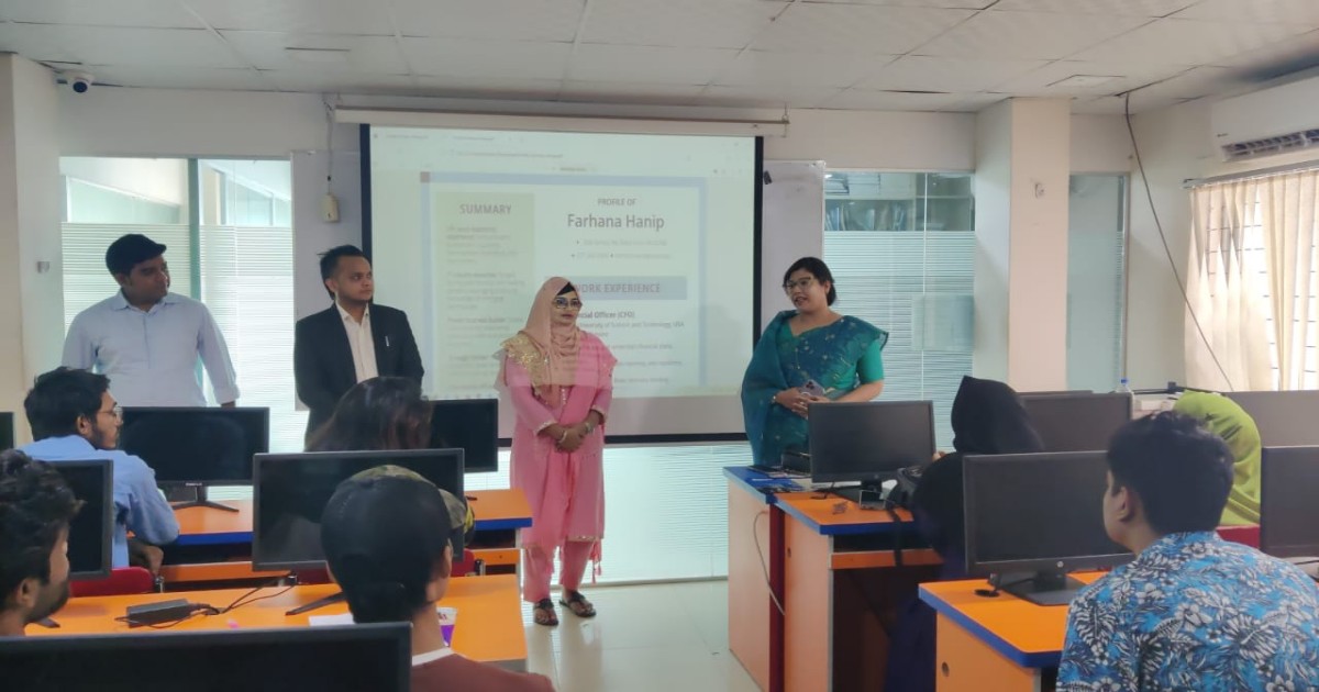 WUST CFO Holds Informative Session with Aspiring Students in Bangladesh